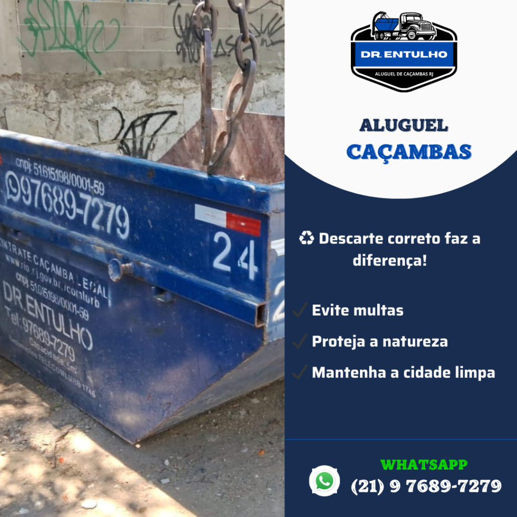 Aluguel de Caçambas na Barra da Tijuca – Doutor Entulho​